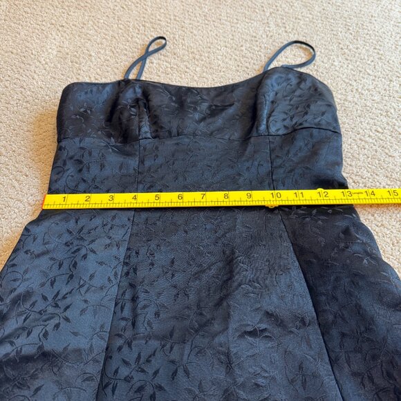 Vintage Jeanette Kastenberg Bergdorf Goodman Mini Dress Black A-line Prom Size 2 - Picture 6 of 9